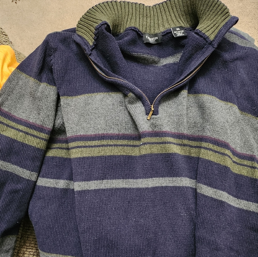 1/4 zip pullover 2x
